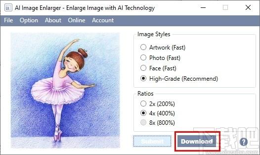 AI Image Enlarger下载,无损放大,图像放大,图像增强
